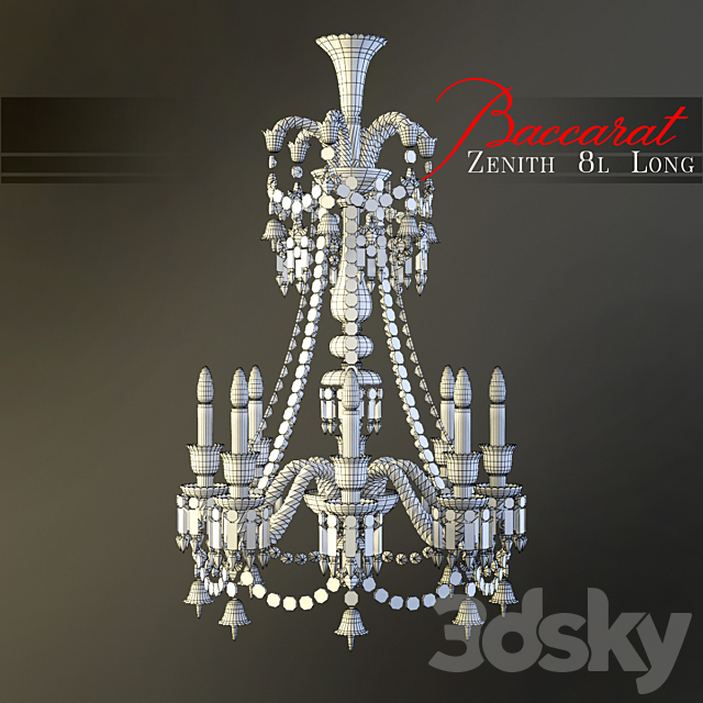 Baccarat – Zenith 8l Long 3ds Max - thumbnail 2