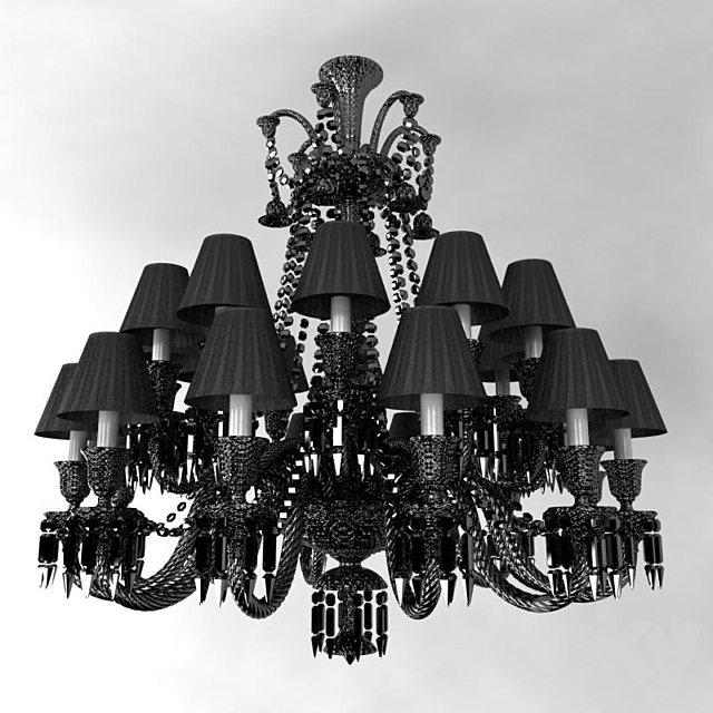 Baccarat Zenith Black 3DS Max Model - thumbnail 1