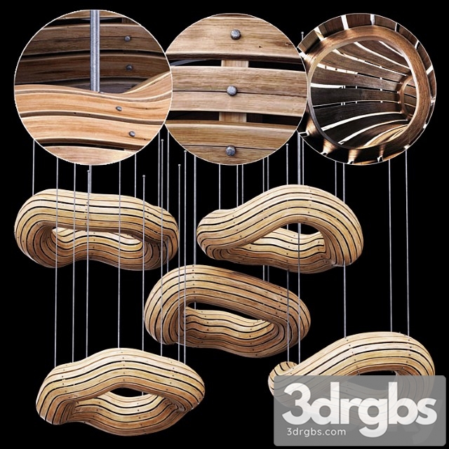 Bagels from wooden boards decor number 2 - thumbnail 1