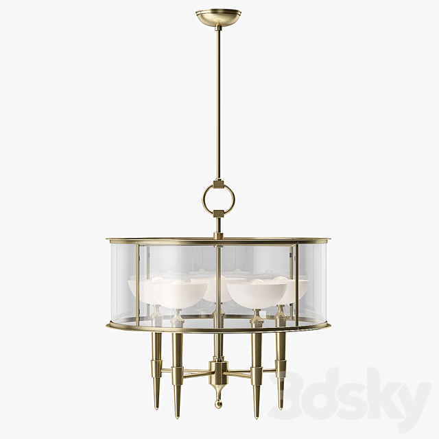 Baker Coupelle Chandelier – Five Arm 3DSMax File - thumbnail 3