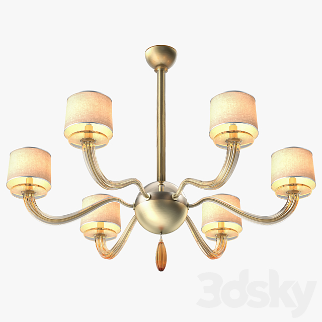 Baker Signature Chandelier 3DSMax File - thumbnail 2