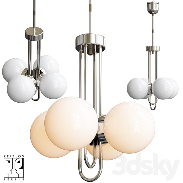 Balls pendant light 30s 3DSMax File - thumbnail 1