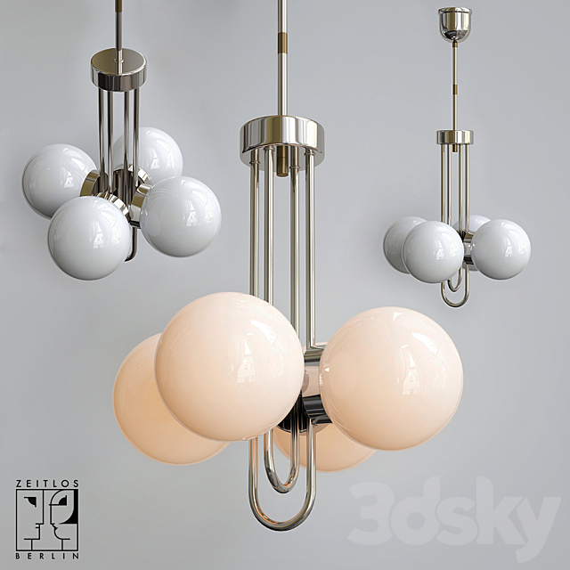 Balls pendant light 30s 3DSMax File - thumbnail 2