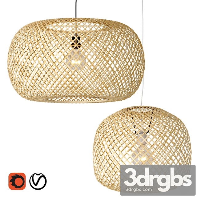 Bamboo chandelier la redoute ezia 3dsmax Download - thumbnail 1