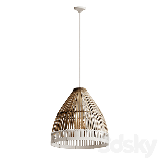 bamboo lampshade model 3DSMax File - thumbnail 6