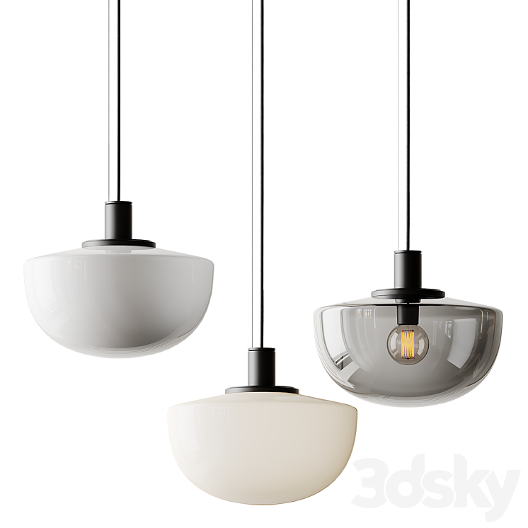 Bank pendant lamp from MENU 3DS Max Model - thumbnail 1