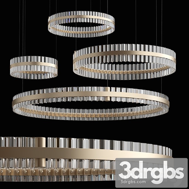 Baroncelli saturno chandelier 3 3dsmax Download - thumbnail 1