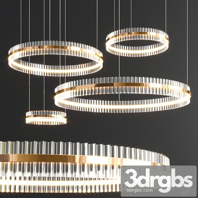 Baroncelli Saturno Chandelier 3dsmax Download - thumbnail 1