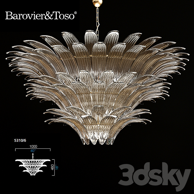 Barovier & toso Palmette 3DSMax File - thumbnail 1