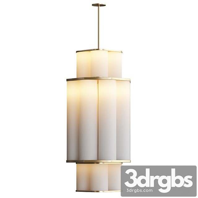 Bauer chandelier 01 white brown von roll & hill 3dsmax Download - thumbnail 1