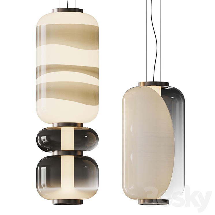 Baxter Haiku Pendant Lamps 3DS Max Model - thumbnail 1