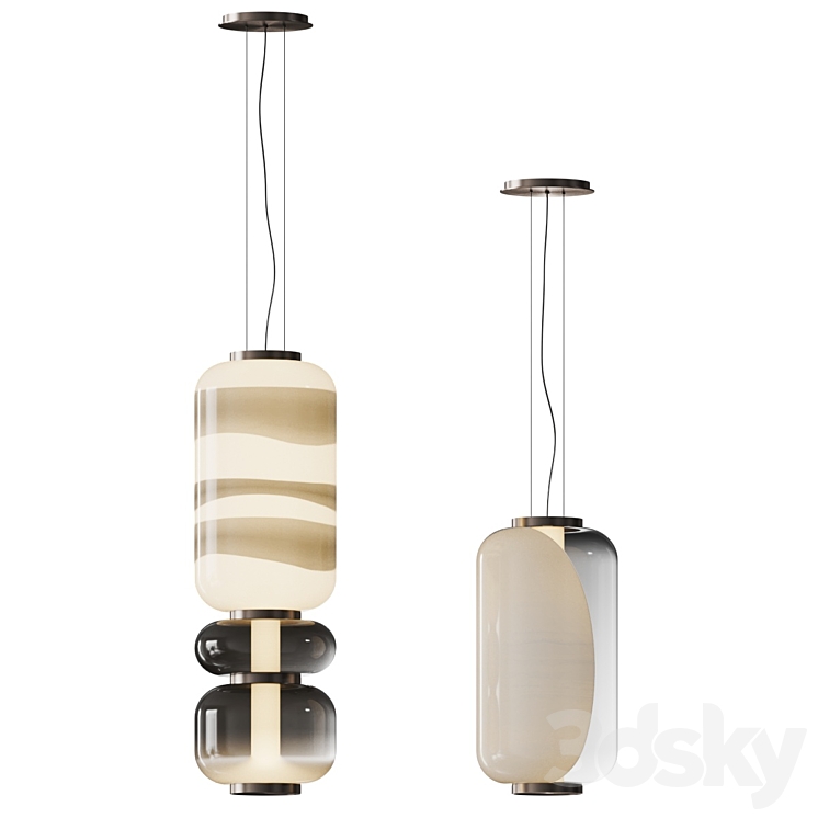 Baxter Haiku Pendant Lamps 3DS Max Model - thumbnail 2