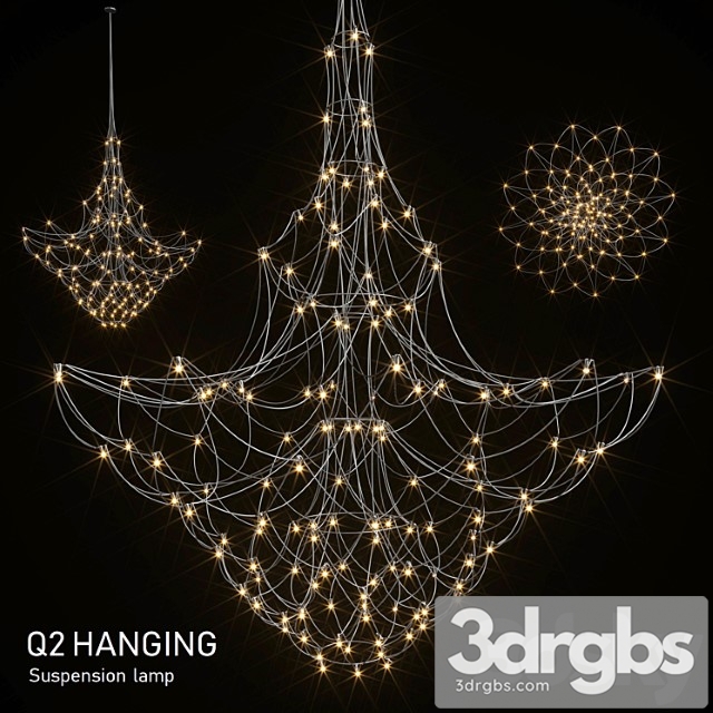 Baxter q2 suspension chandelier - thumbnail 1