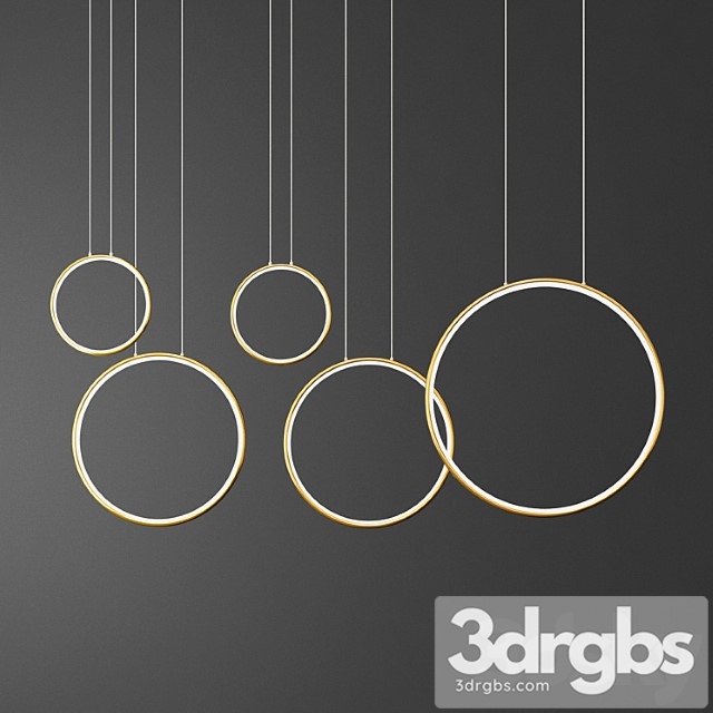 Bedroom circle rings suspension - thumbnail 1