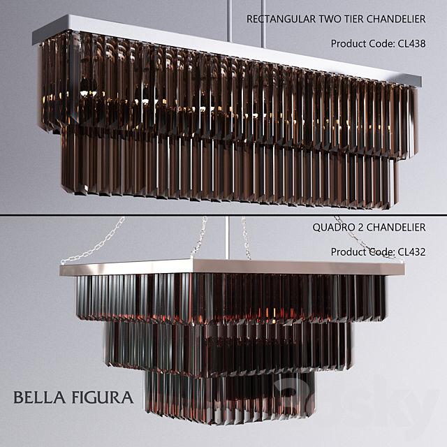 Bella Figura 2 pendants (vray. corona) 3DSMax File - thumbnail 1