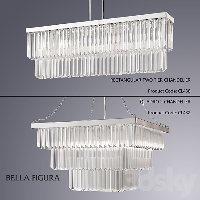 Bella Figura 2 pendants (vray. corona) 3DSMax File - thumbnail 1