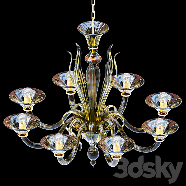 Bella Figura CL519 Celini Small Chandelier 3ds Max - thumbnail 2