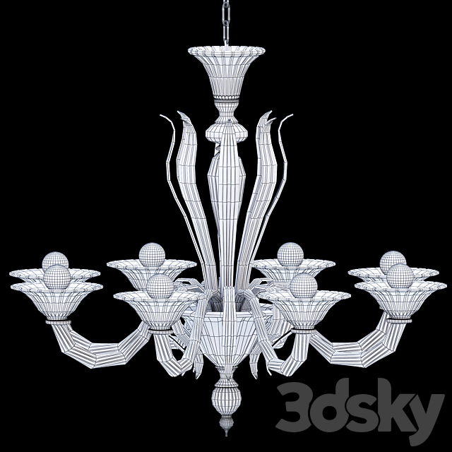 Bella Figura CL519 Celini Small Chandelier 3ds Max - thumbnail 3