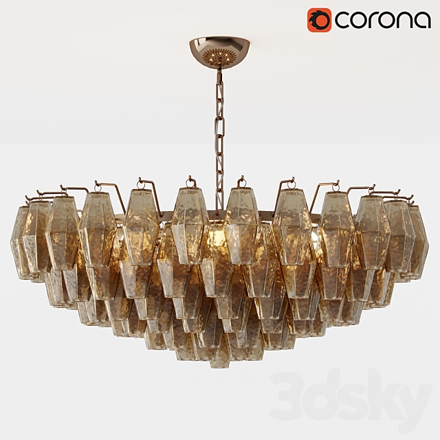 Bella Figura POLY CHANDELIER 3DSMax File - thumbnail 1