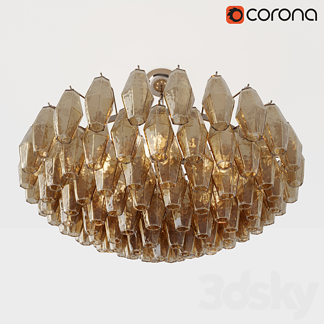 Bella Figura POLY CHANDELIER 3DSMax File - thumbnail 2