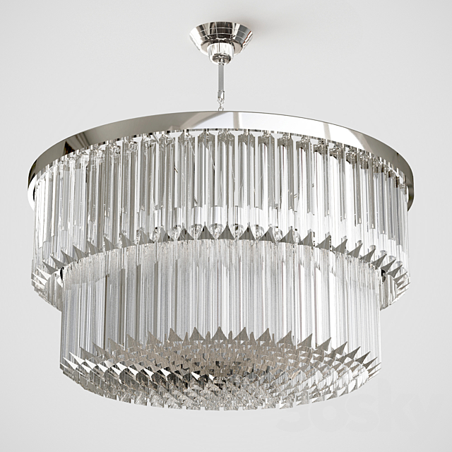 Bella Figura Two Tier Drum Chandelier (vray + corona) 3DSMax File - thumbnail 2