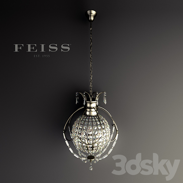 Bellini 3Lt Chandelier 3DSMax File - thumbnail 2