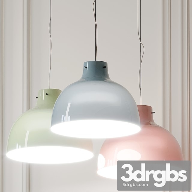 Bellissima glossy pendant light by ferruccio laviani 3dsmax Download - thumbnail 1