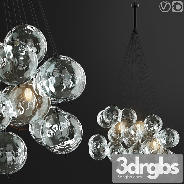 Berlin glass chandelier - thumbnail 1