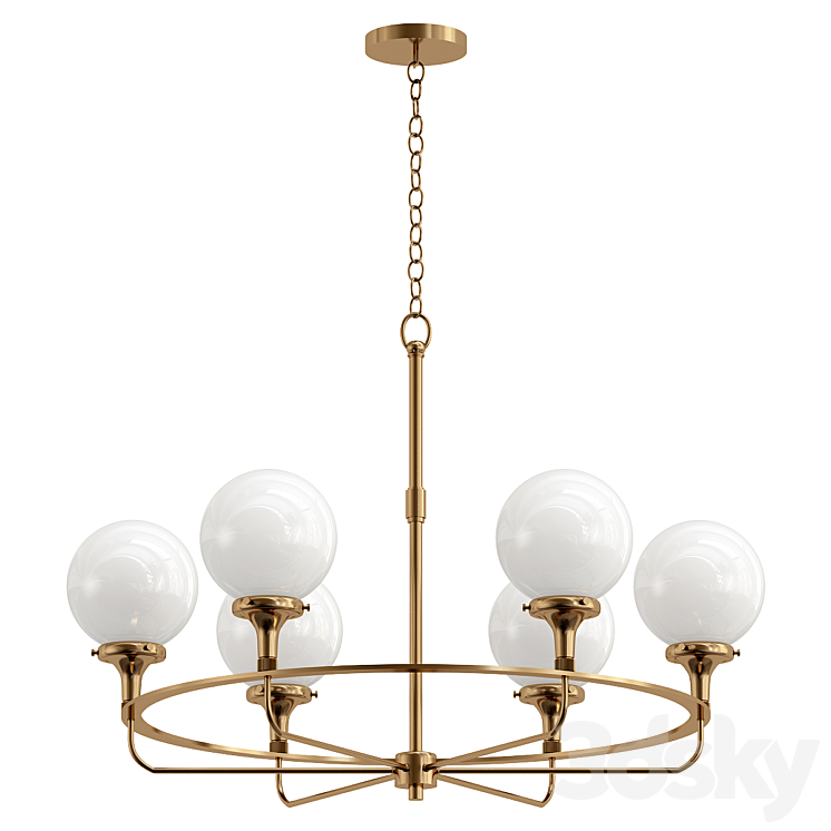 Beverly Hills Chandelier 3DS Max Model - thumbnail 1