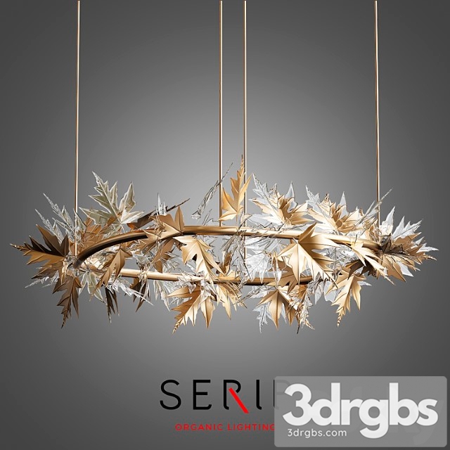 Bijout Oval Chandelier By Serip Lighting 3dsmax Download - thumbnail 1