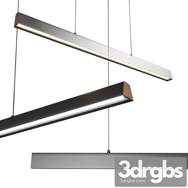 Blackjack Lighting Flair Kitchen Island Linear LED Pendant 3dsmax Download - thumbnail 1