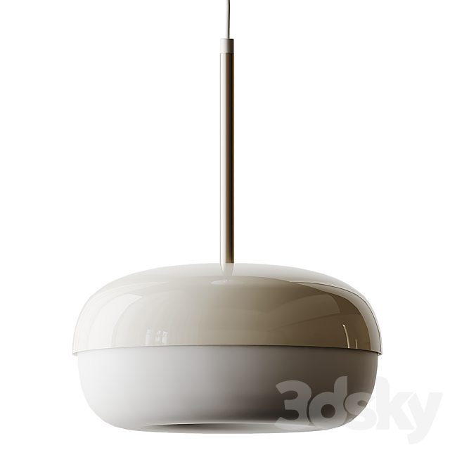 BLÅSVERK Beige Pendant Lamp 3DSMax File - thumbnail 3