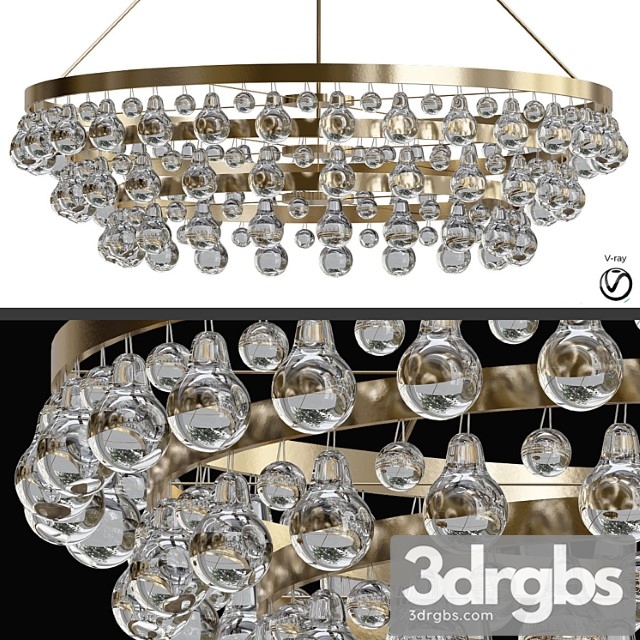 Bling Large Chandelier by Robert Abbey 3dsmax Download - thumbnail 1