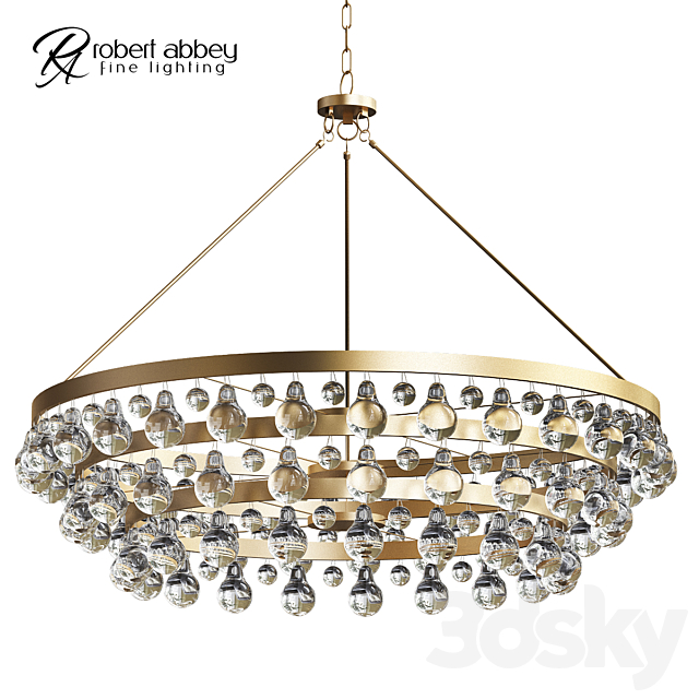 Bling Large Chandelier by Robert Abbey 3DSMax File - thumbnail 1