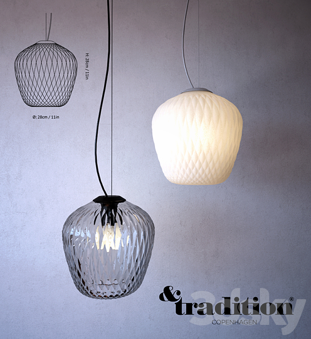 Blown Pendant SW3 _ & Tradition 3DSMax File - thumbnail 1