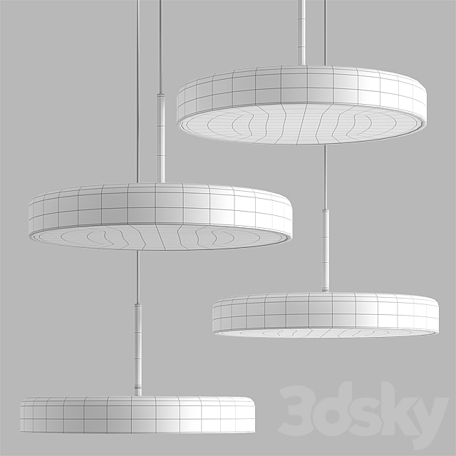 Blu Dot _ Bobber Pendant Light 3DS Max Model - thumbnail 3