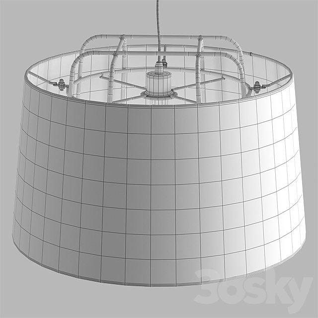 Blu Dot _ Perimeter Large Pendant Light 3DS Max Model - thumbnail 3