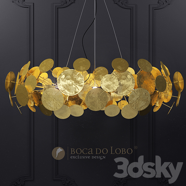 Boca do Lobo _ NEWTON CHANDELIER 3DS Max Model - thumbnail 1