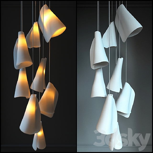 Bocci 21 Series Pendant Lighting 3DSMax File - thumbnail 1