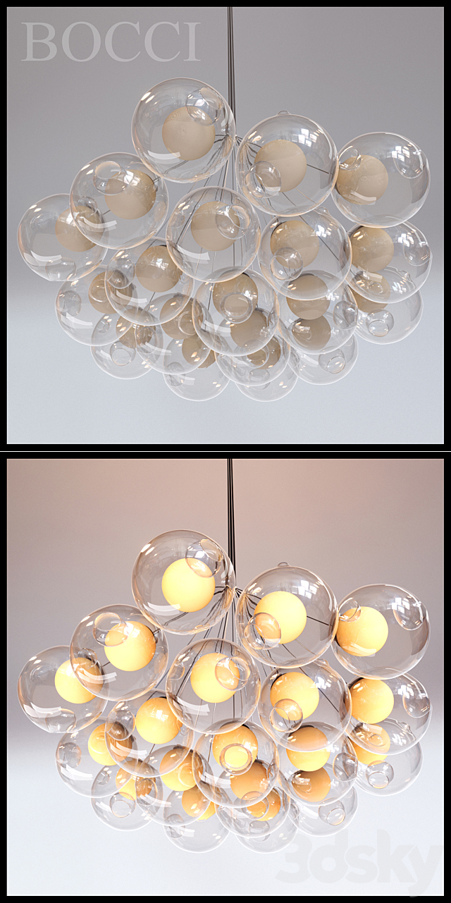 Bocci 28.12 Pendant Lamp 3DSMax File - thumbnail 3