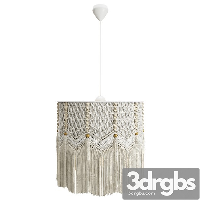 Boho lampshade - thumbnail 1