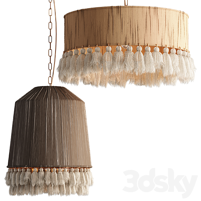 Boho Rara Pendant Lamp 3ds Max - thumbnail 1