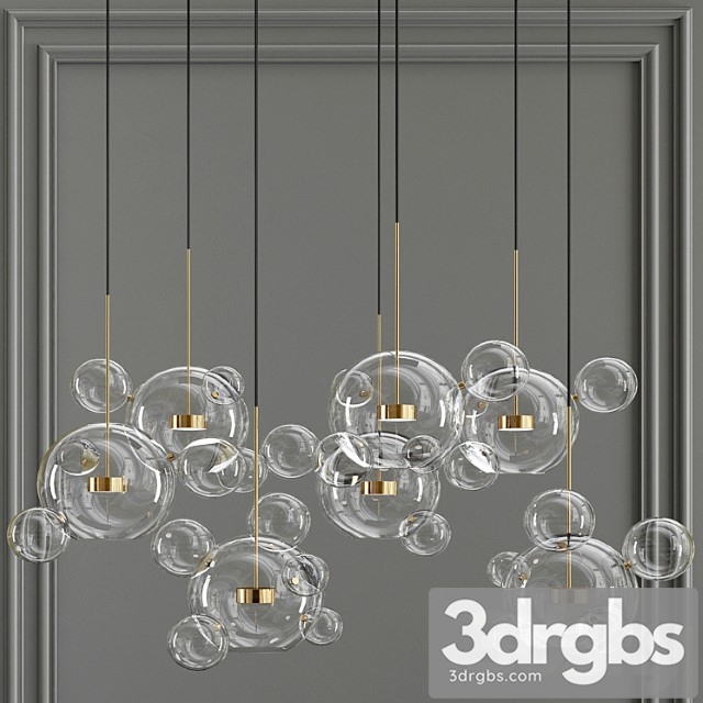 Bolle bubble led pendant lamp 34 - thumbnail 1