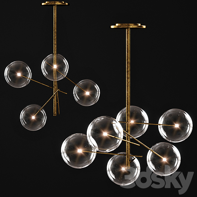 Bolle pendant lighting by Gallotti & Radice 3DSMax File - thumbnail 1