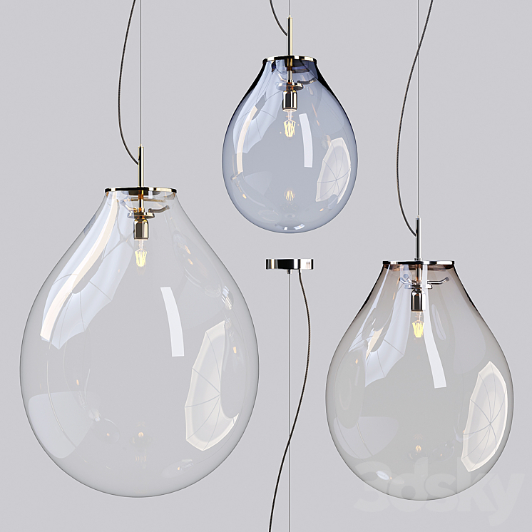 Bomma: Pendant Lamp – Tim 3DS Max Model - thumbnail 1