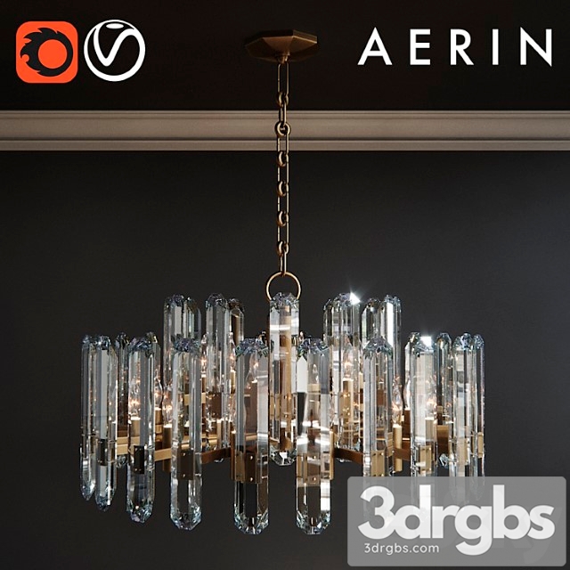 Bonnington large chandelier 3dsmax Download - thumbnail 1