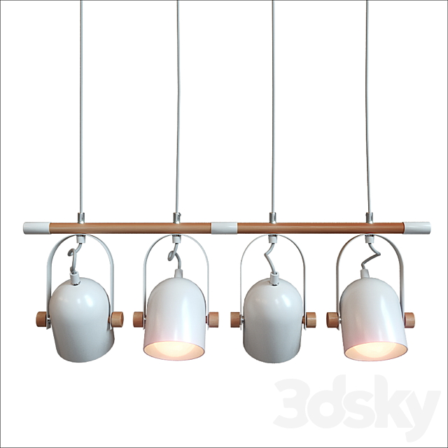 BOTIMI Adjustable Pendant Lights 3DSMax File - thumbnail 2