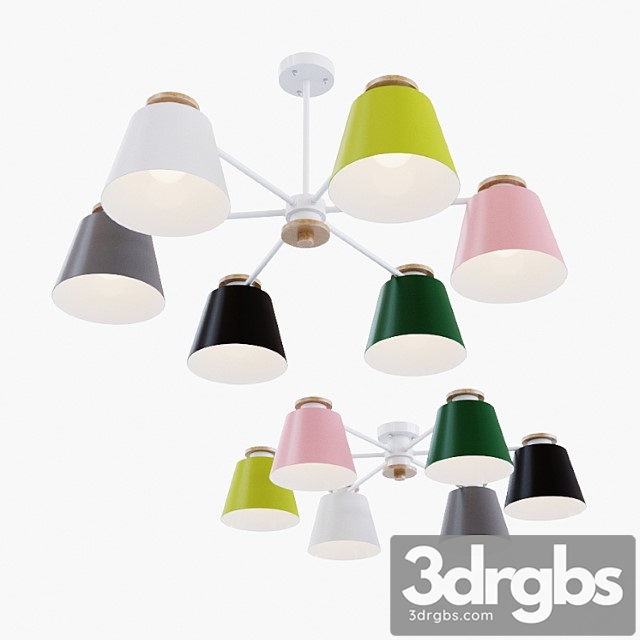 Botimi set of 4 ceiling lights 3dsmax Download - thumbnail 1