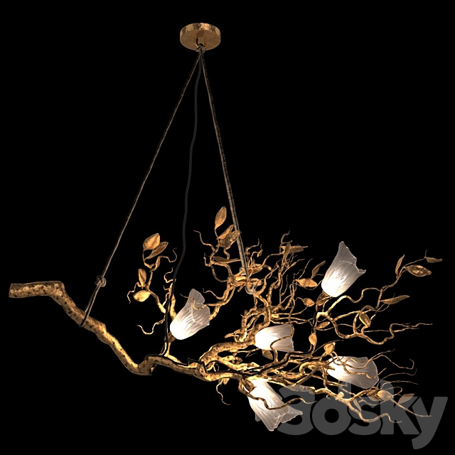 branch chandelier 3DSMax File - thumbnail 1