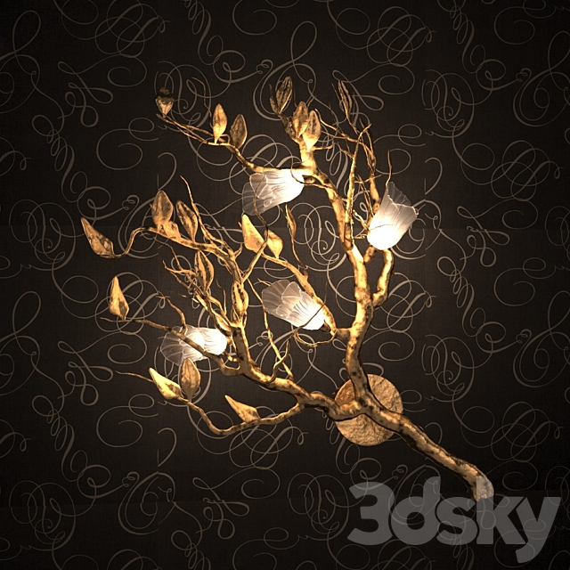 branch chandelier 3DSMax File - thumbnail 2